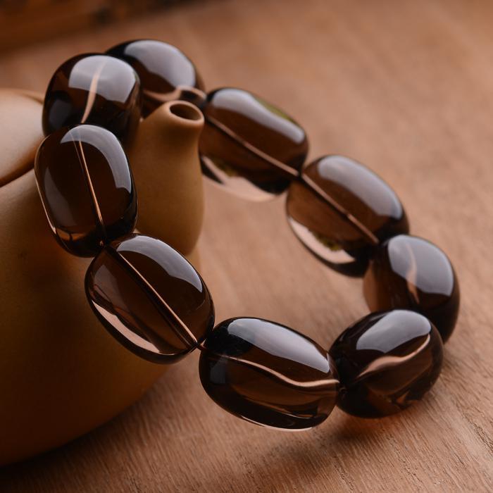 【茶晶】天然茶晶价格_图片-翡翠网